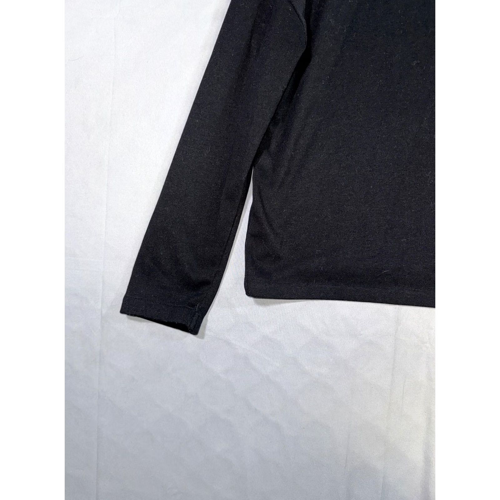 Allsaints AllSaints Shirt Women’s Small Black Rita Tee Boat Neck Long Sleeve Relaxed Size S / US 4 / IT 40 - 4 Thumbnail