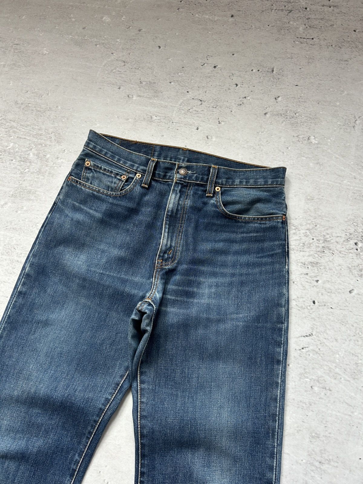 Levi's Vintage Clothing 💥Vintage Levis Washed Blue Wide Bootcut Denim Jeans 90s💥 Size US 33 - 8 Thumbnail