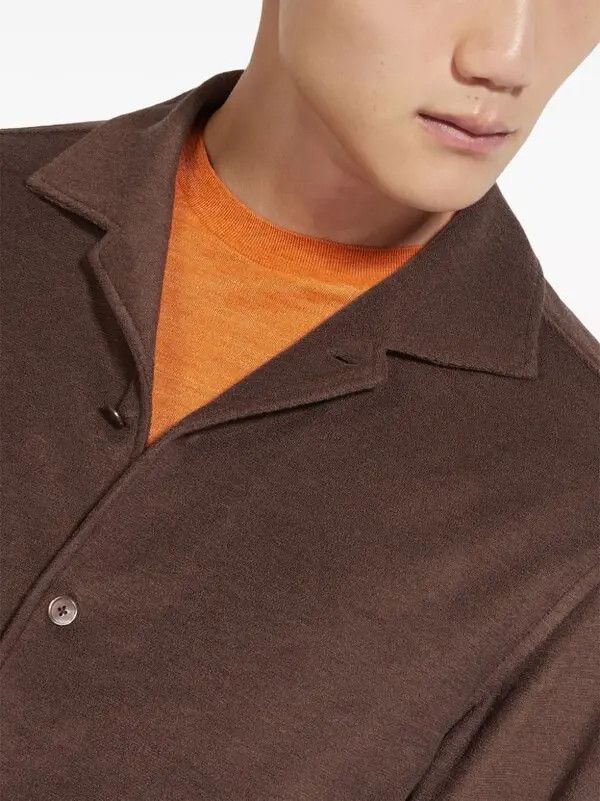 Ermenegildo Zegna o1s1rm0325 RUDX47A7 Shirt in Brown Size US L / EU 52-54 / 3 - 4 Thumbnail