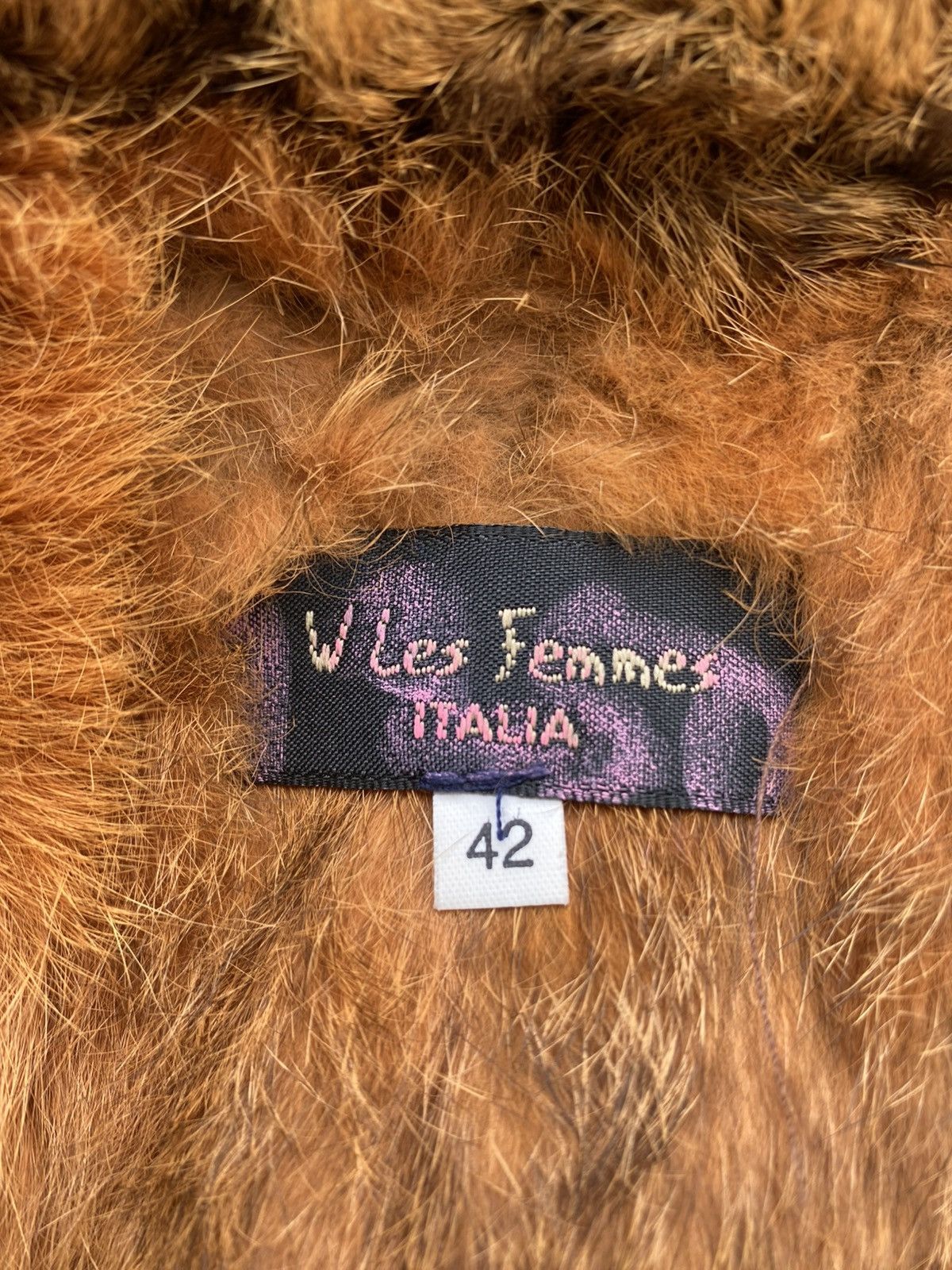 MR & MRS ITALY W Les Femme- Fur Aviator Jacket Size M / US 6-8 / IT 42-44 - 15 Thumbnail