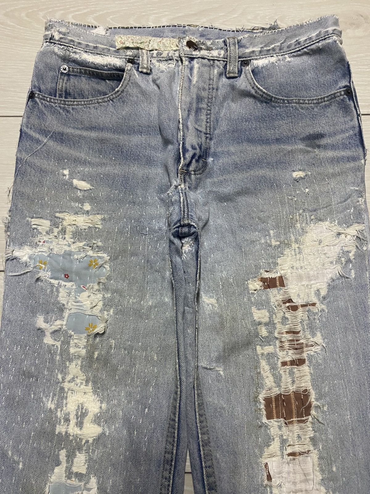 Wrangler Wrangler Destroy Trash Flare Jeans Size US 29 - 3 Thumbnail