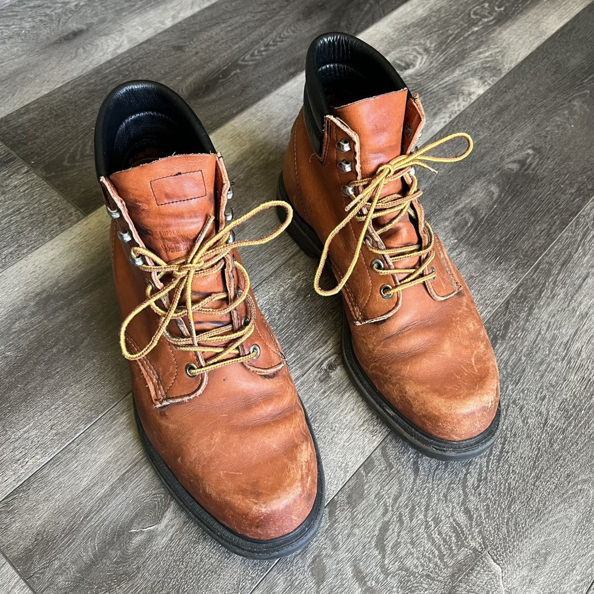 Red Wing Vintage 1990s Red Wing Shoes Leather Boots Brown Model 207 Size US 9.5 / EU 42-43 - 1 Thumbnail