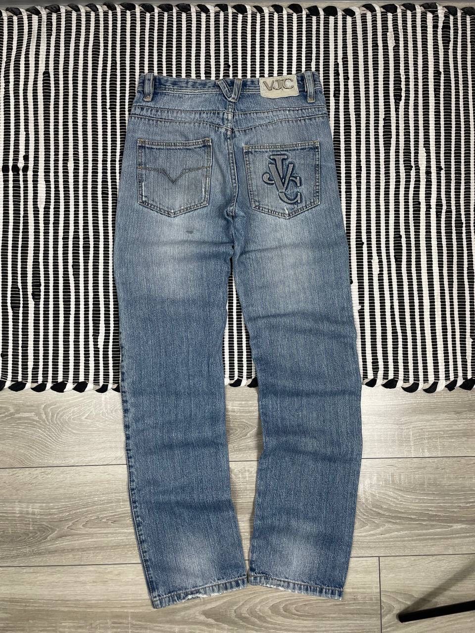 Japanese Brand × Versace Jeans Couture × Vintage Vintage Versace Jeans Couture Distressed Denim Pants Y2K Size US 30 / EU 46 - 1 Thumbnail