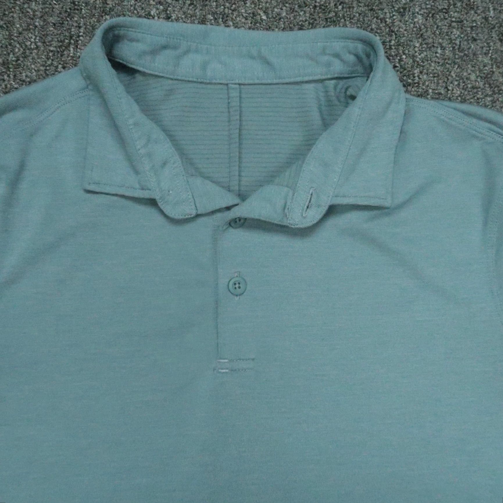 Lululemon Lululemon Polo Mens Small Blue Evolution Performance Short Sleeve Size US S / EU 44-46 / 1 - 2 Thumbnail