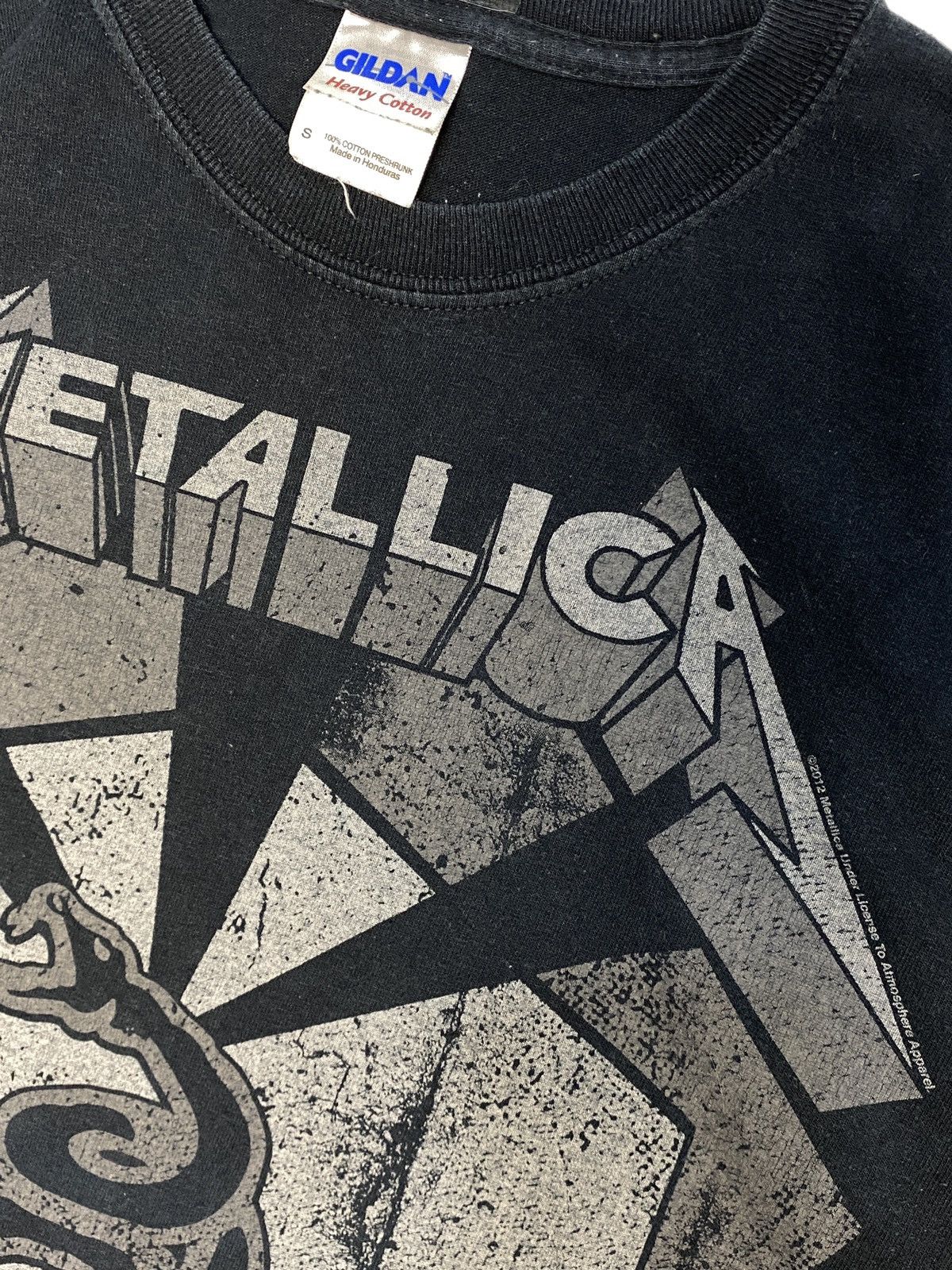 Metallica Metallica 2012 Black Album Europe Tour Promo T-Shirt Size US S / EU 44-46 / 1 - 2 Thumbnail