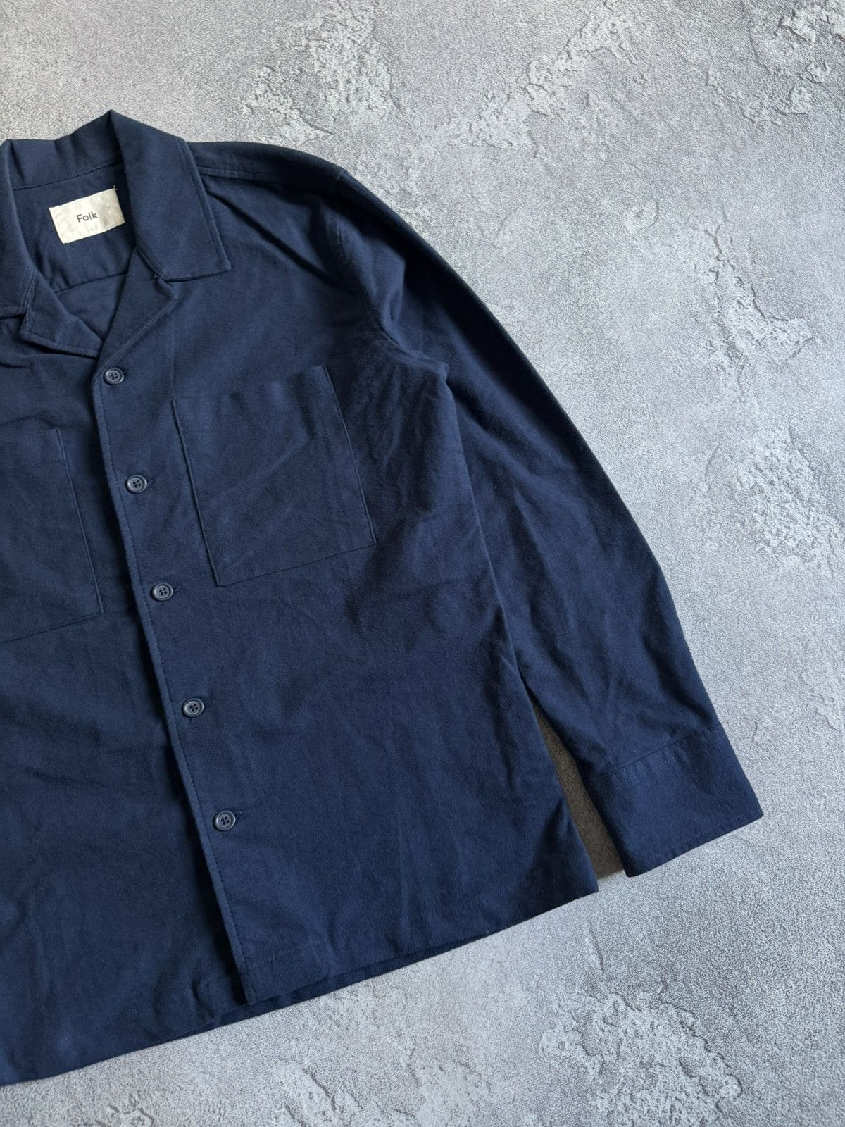 Folk Folk 3 button up overshirt long sleeve shirt light jacket Size US M / EU 48-50 / 2 - 11 Thumbnail