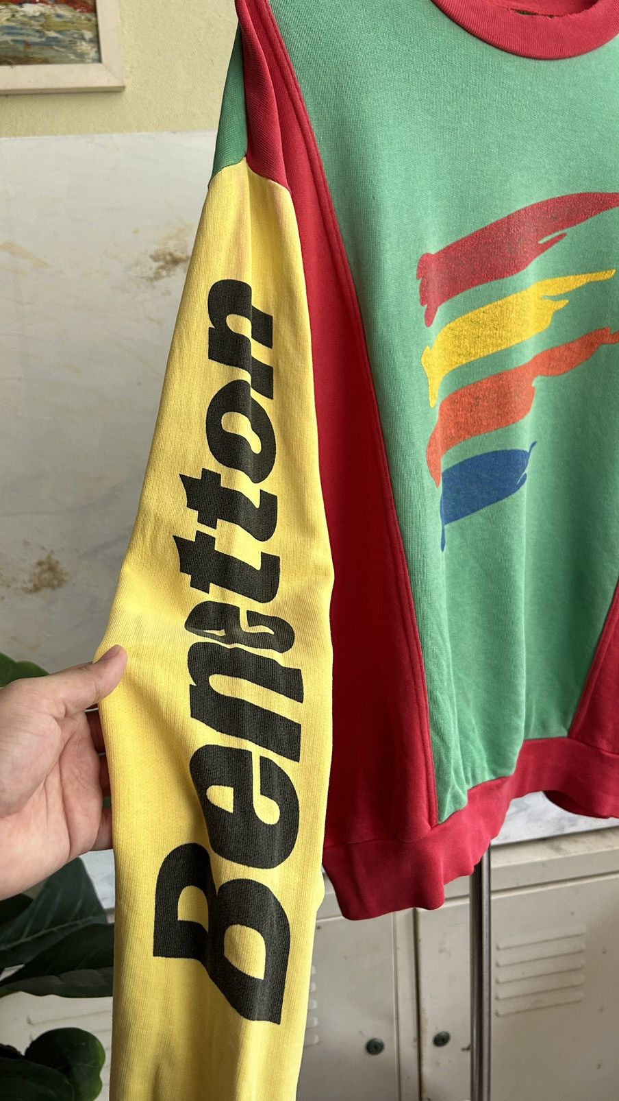 Benetton Vintage Benetton Formula 1 Racing Sweatshirt Size US L / EU 52-54 / 3 - 8 Thumbnail
