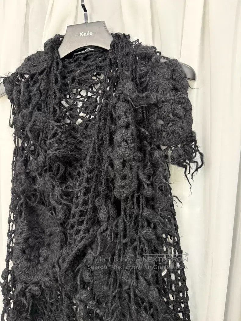 Junya Watanabe Junya Watanabe Mesh rose tank top| Size ONE SIZE - 2 Thumbnail