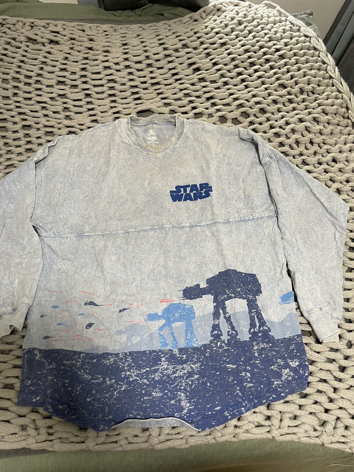 image of Disneyland Spirit Jersey : Hoth Edition in Blue, Men's (Size Small)