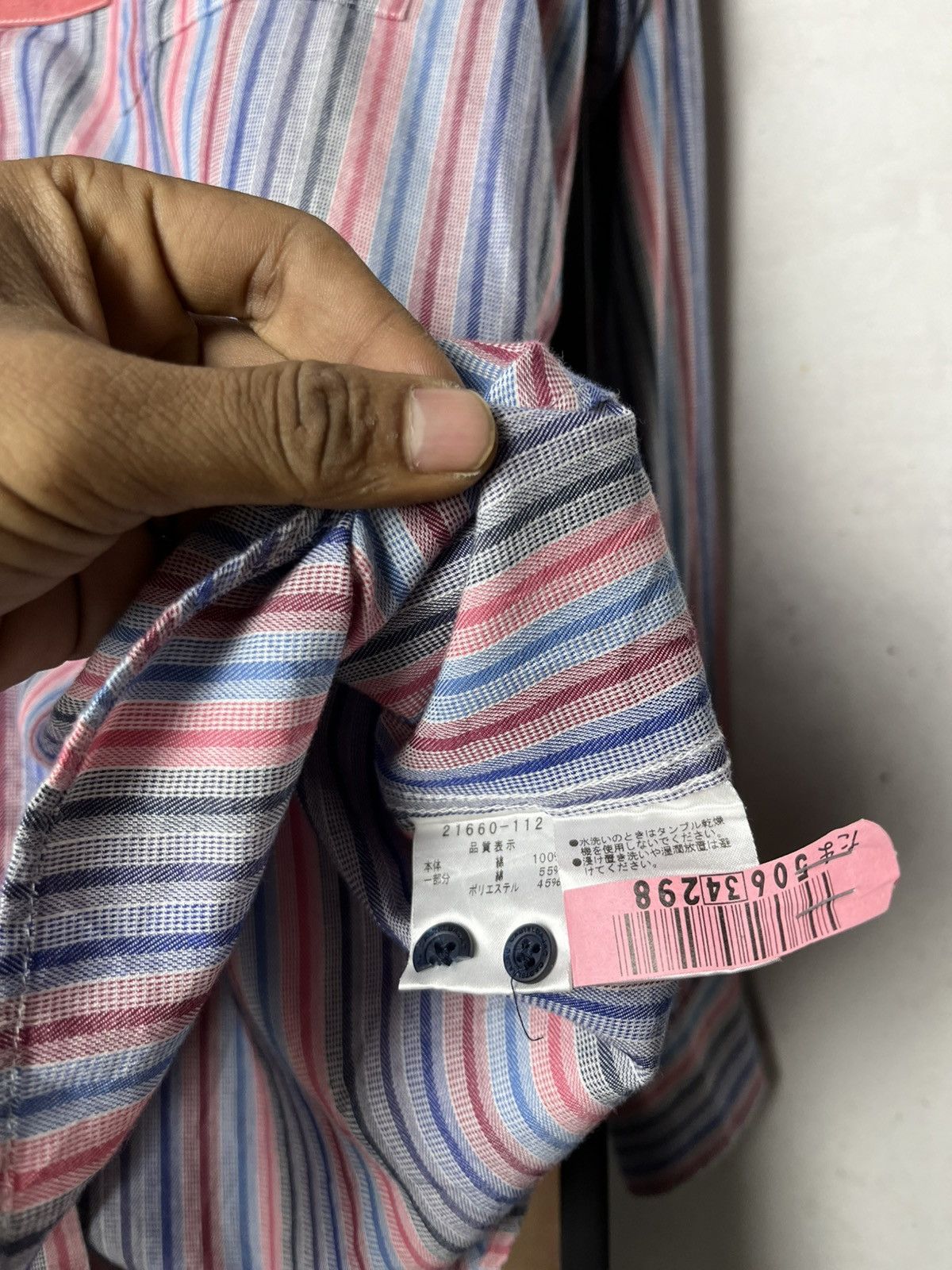 Jean Charles De Castelbajac Vintage striped castel bajac /prada/iceberg/helmutlang/ Size US S / EU 44-46 / 1 - 4 Thumbnail