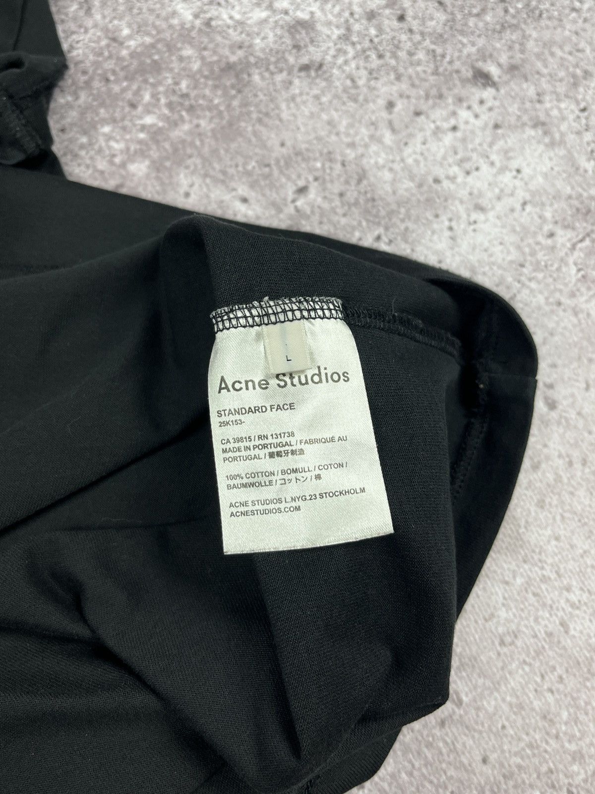Acne Studios Acne Studios Standard Face Tee Size US L / EU 52-54 / 3 - 4 Thumbnail