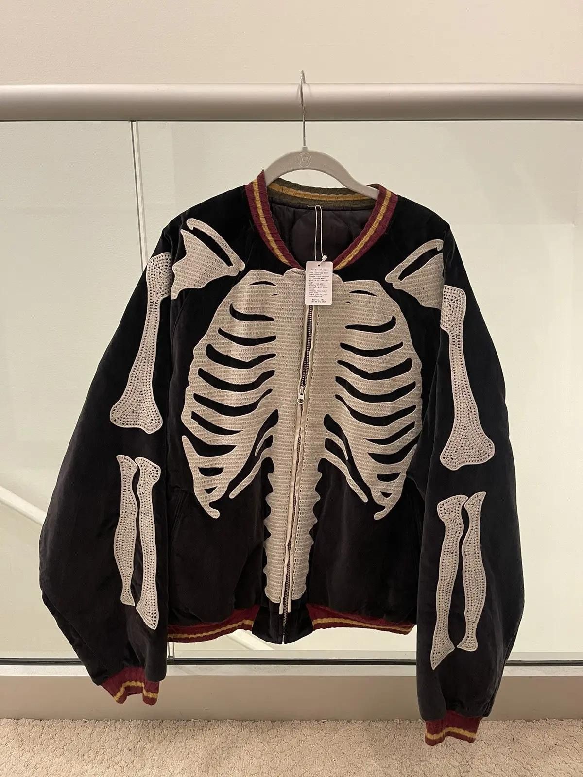 Kapital Kapital Skeleton Embroidered Souvenir Skajan Jacket | Grailed