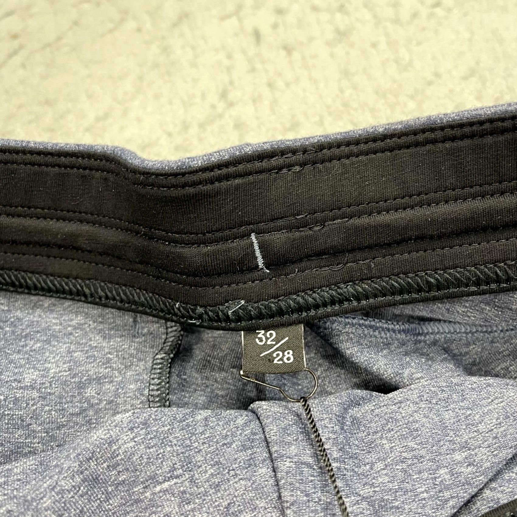 Vintage Public Rec Pants Mens 32x28 All Day Every Day Jogger Heather Navy Blue Flecked Knit Pants Slim Tapered Pockets Zip Pocket Casual Activewear Mens Size US 32 / EU 48 - 5 Thumbnail