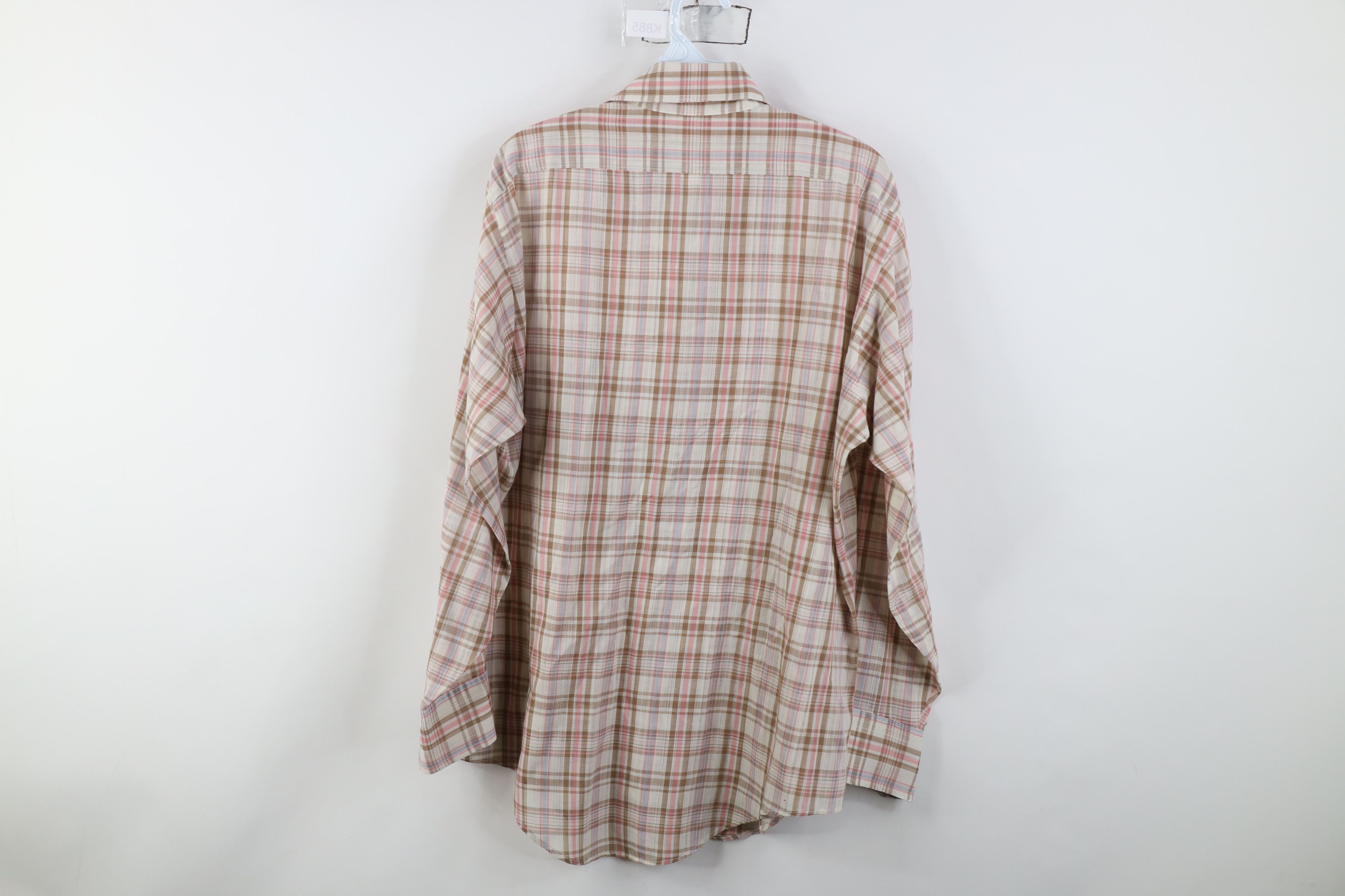 Vintage Vintage 60s 70s Western Collared Button Shirt Plaid USA Size US M / EU 48-50 / 2 - 12 Thumbnail