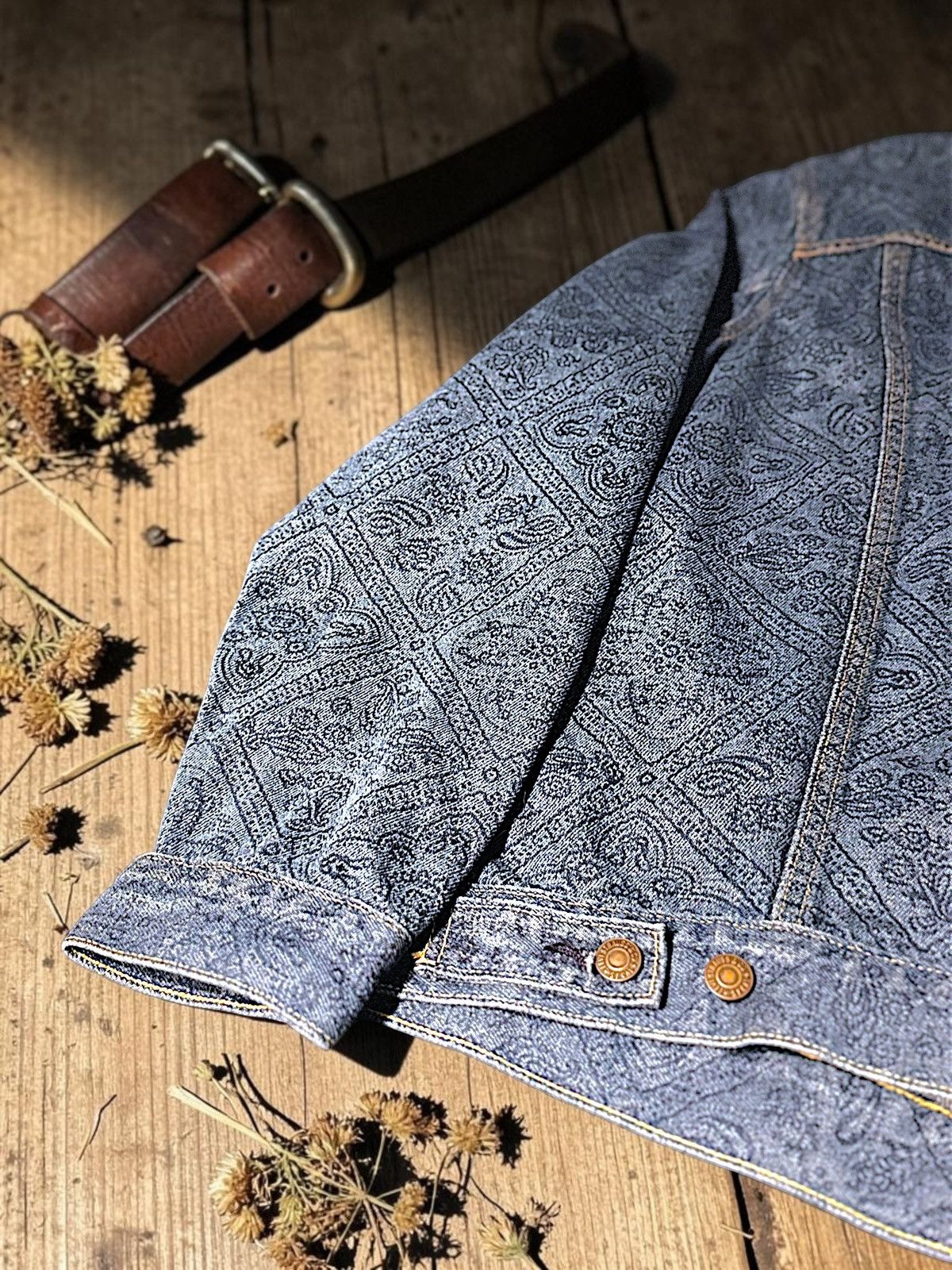 Levi's Vintage Clothing Levi’s jeans jacket premium vintage trucker fit western Size US L / EU 52-54 / 3 - 7 Thumbnail