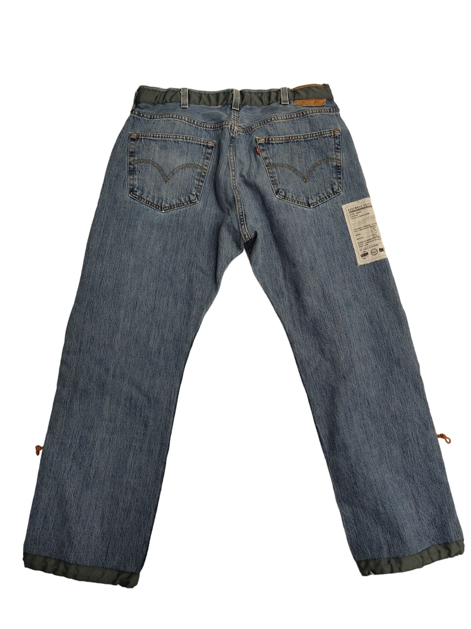 Levi's Levis 501 (W40 L30) By Poliquant Size US 30 / EU 46 - 2 Thumbnail