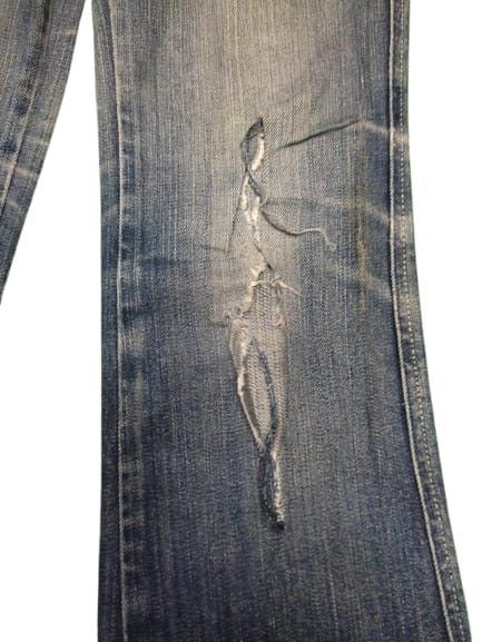 Levi's Vintage Clothing × Vintage LEVI’S LADY STYLE DISTRESSED JEANS FLARED VINTAGE Size 27" / US 4 / IT 40 - 2 Thumbnail