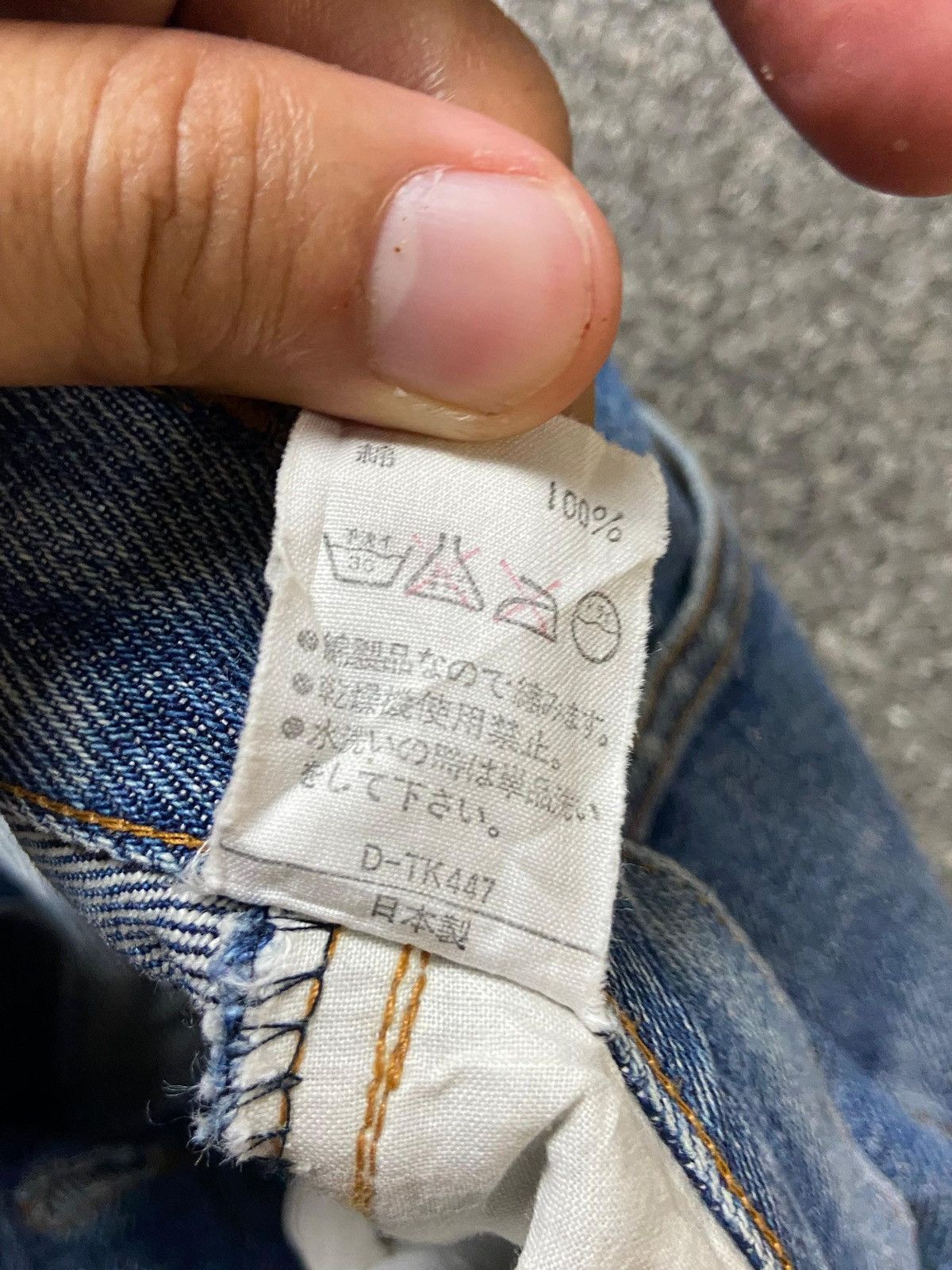 A.P.C. × Japanese Brand × Vintage A.P.C Brand Regular Fit Distressed Denim Jeans (123) Size US 29 - 3 Thumbnail