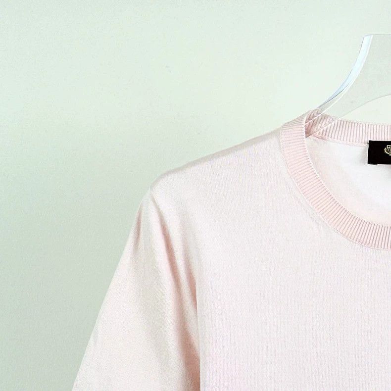 Loro Piana LORO PIANA Pink short-sleeved top Size XS / US 0-2 / IT 36-38 - 3 Thumbnail