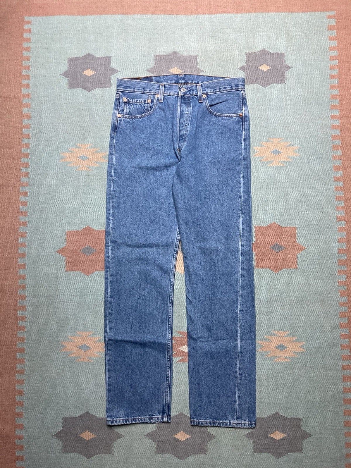 Levi's × Vintage Levi’s 501 xx jeans button fly mediu wash denim Mexico 32x31 Size US 32 / EU 48 - 5 Thumbnail