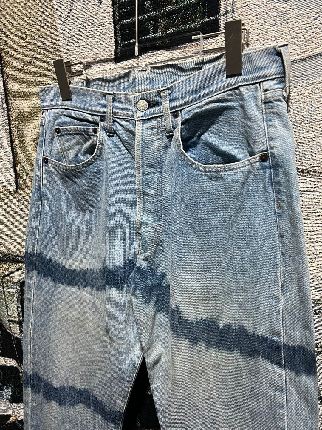 Japanese Brand Gowest vintage tie dye denim pants Size US 32 / EU 48 - 2 Thumbnail