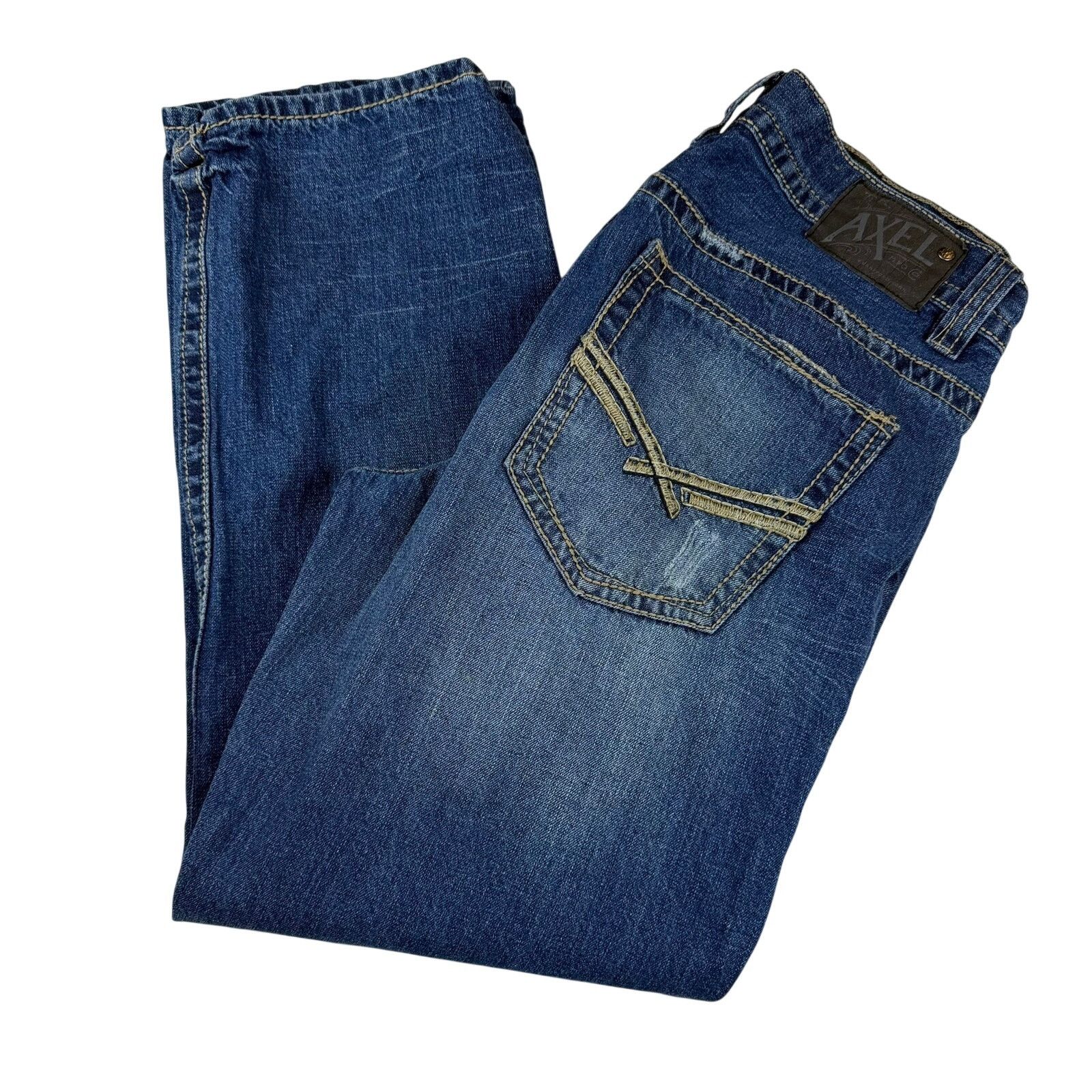 Other Axel Relaxed Straight Jeans Distressed – 34x30 Size US 34 / EU 50 - 1 Thumbnail