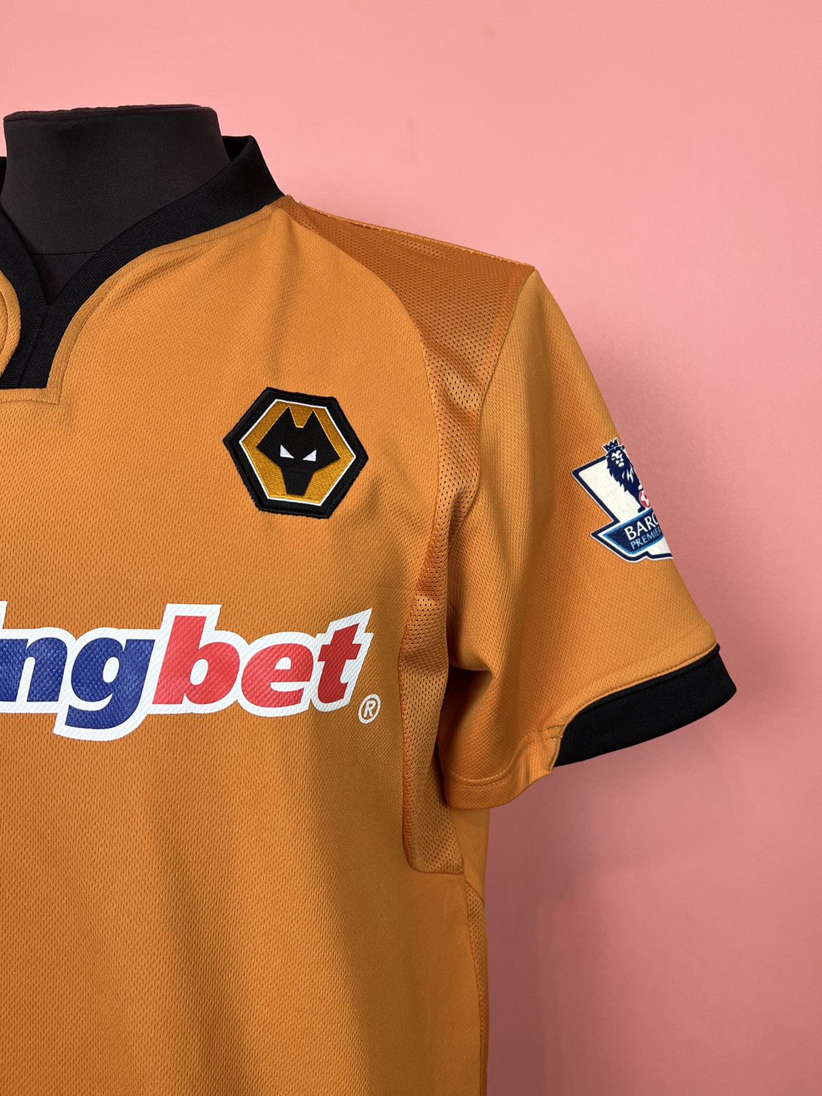 Le Coq Sportif le coqsportif wolverhampton soccer jersey barclays 2009 2010 Size US L / EU 52-54 / 3 - 2 Thumbnail