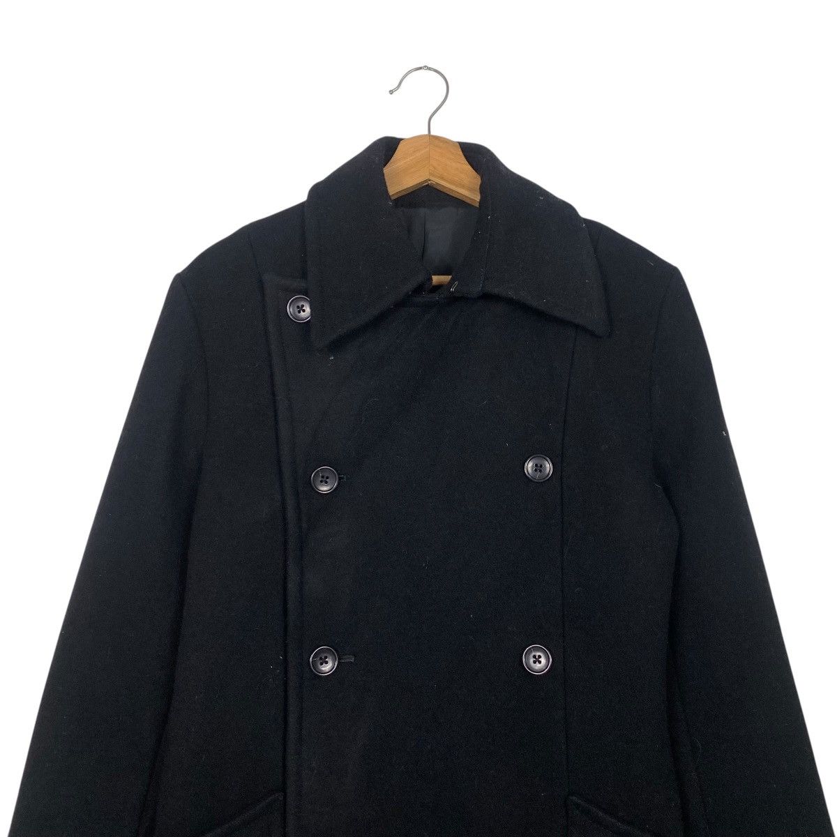 5351 POUR LES HOMMES × Japanese Brand 5351 Homme double breasted wool long coat Size US M / EU 48-50 / 2 - 2 Thumbnail