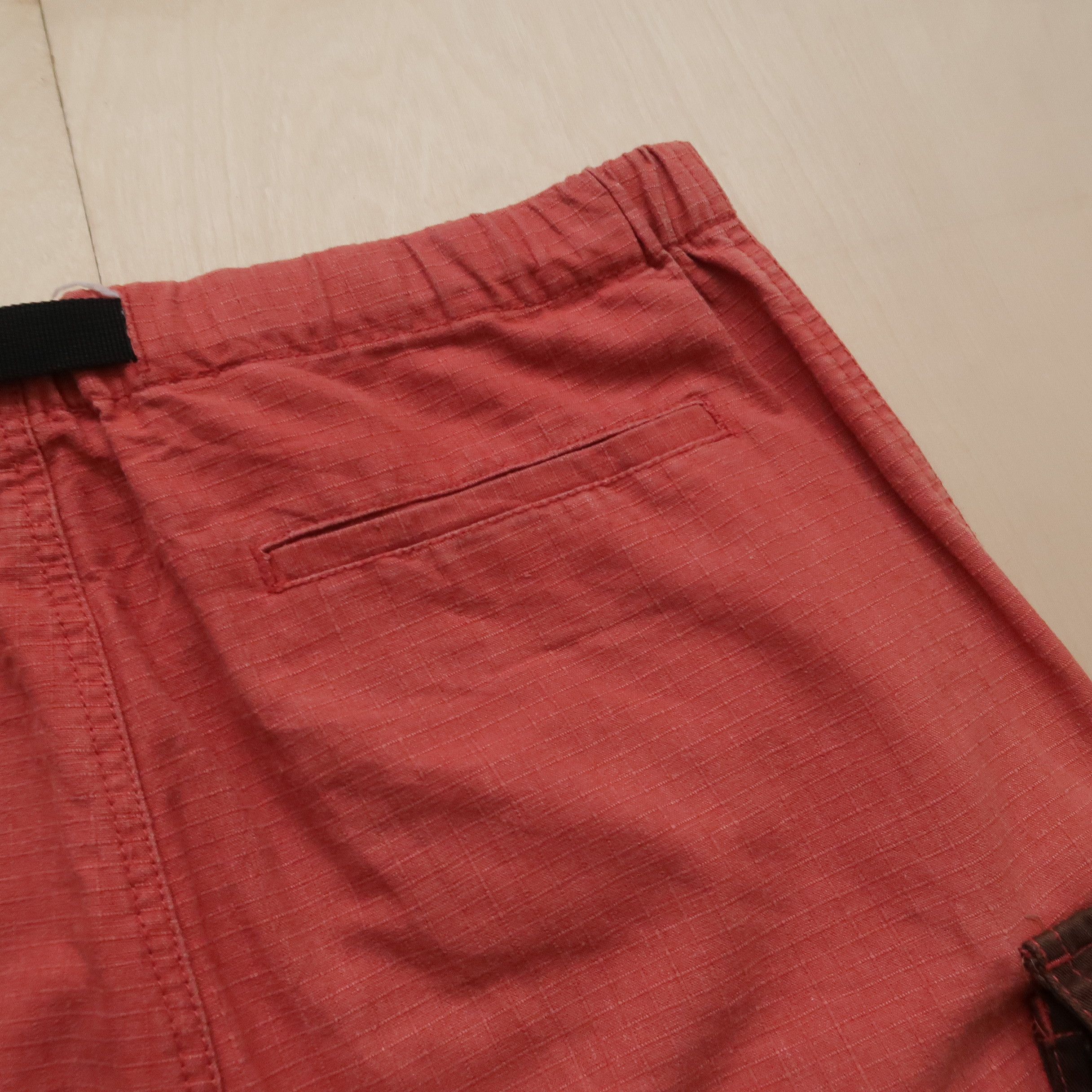 Manastash VTG 90s Manastash USA Hemp Cargo Military Patchwork Shorts Size US 33 - 16 Thumbnail