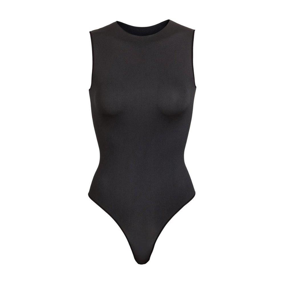 Designer CT627 Skims NWOT Essential Crew Neck Bodysuit XXS/XS Onyx Size XS / US 0-2 / IT 36-38 - 1 Thumbnail