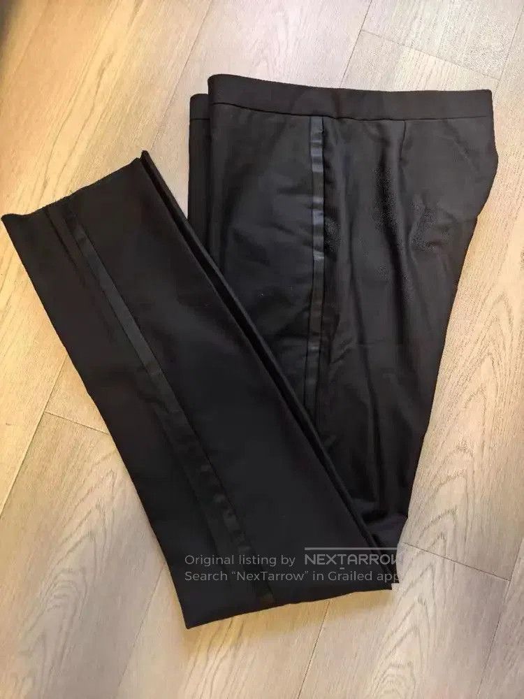 Dior Sz 52 Dior Homme runway Side Stripe Trousers. Size US 36 / EU 52 - 1 Thumbnail