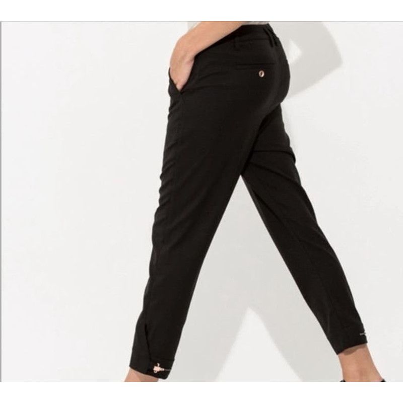 image of Kit And Ace Bartlett Trousers Pant Wool Cashmere Women 6 in Black (Size 28)
