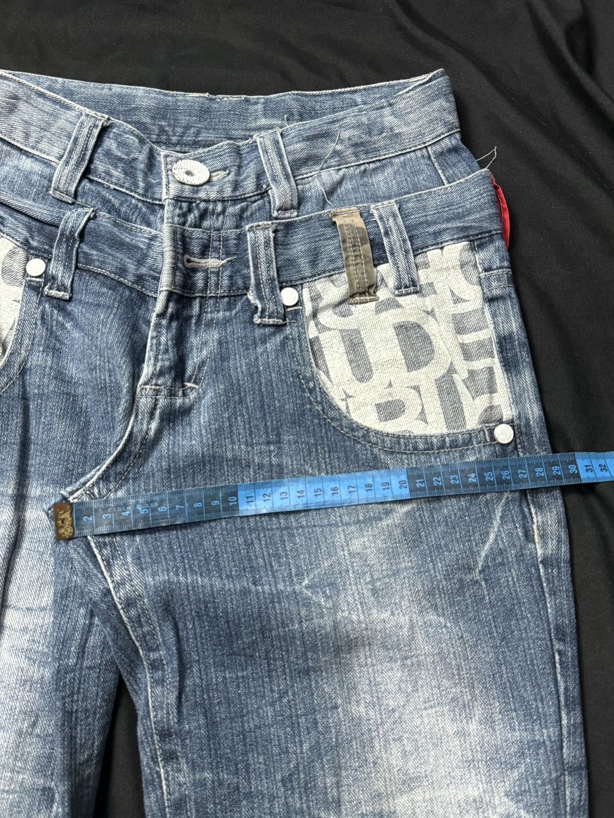 Tornado Mart Double Waist Sirmione Poem Japanese Denim PPFM Styled Size US 29 - 9 Thumbnail
