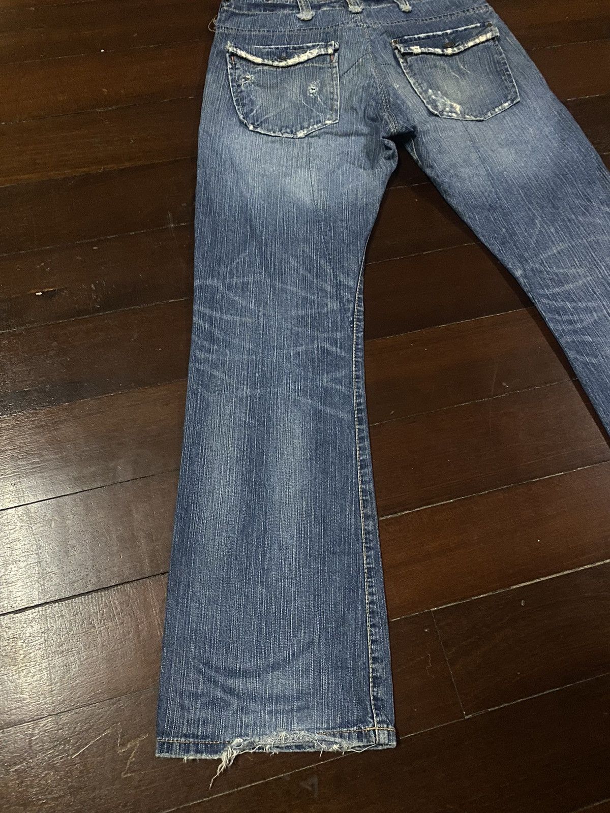 Le Grande Bleu (L.G.B.) AMAZING 🔥🔥 EDWIN MULTI POCKET BUSH CARGO BOOT CUT WIDE LEG Size US 36 / EU 52 - 11 Thumbnail