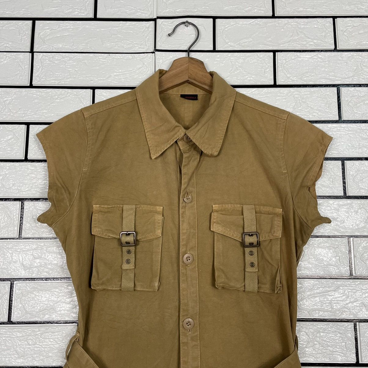 Johnbull Johnbull Belted Utility Multipocket Mini Dress Size S / US 4 / IT 40 - 2 Thumbnail