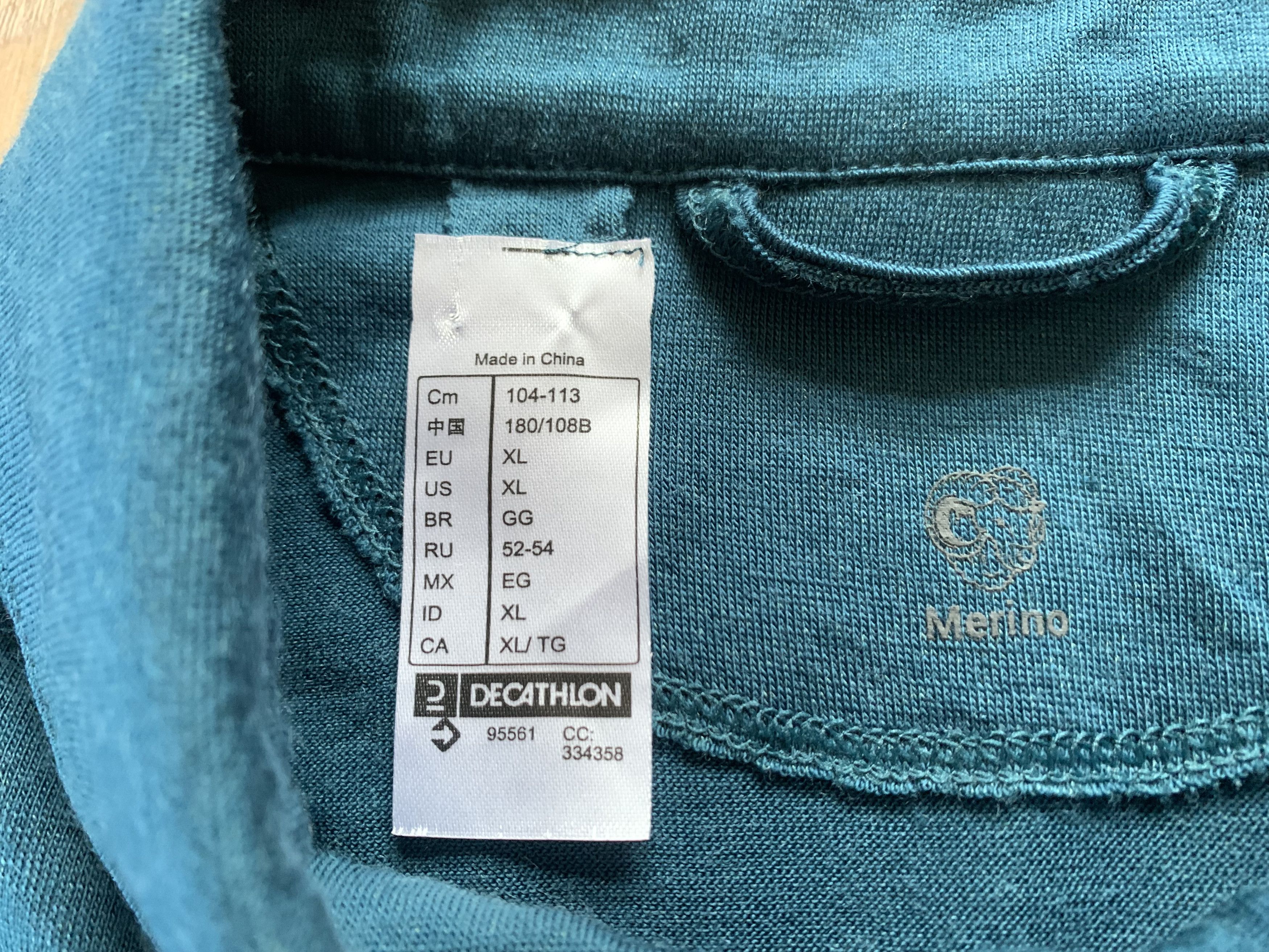 Other Decathlon Merino Riverside Cycling Multi Pocket T-Shirt Size US XL / EU 56 / 4 - 9 Thumbnail