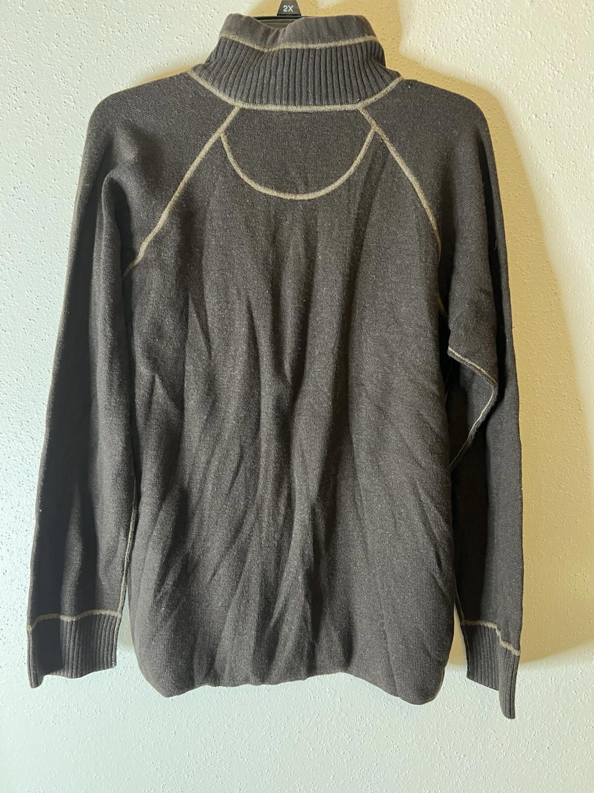 The North Face The North Face Sweater Large Brown Pullover 1/4 Zip Size US L / EU 52-54 / 3 - 2 Thumbnail