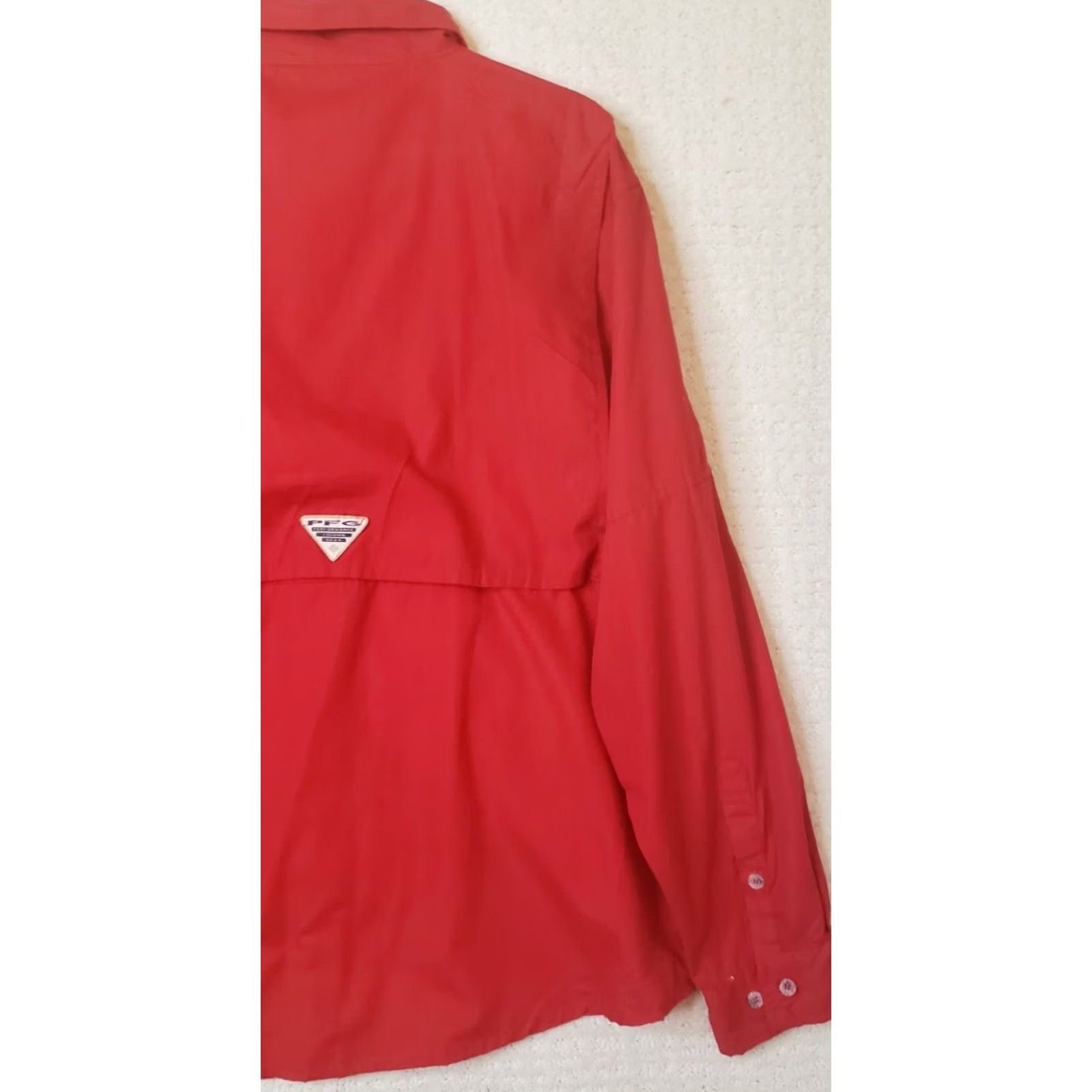 Vintage Columbia Omni-Shade Shirt Mens XL Red Vented Long Sleeve Outdoors Fishing Shirt Size US XL / EU 56 / 4 - 7 Thumbnail