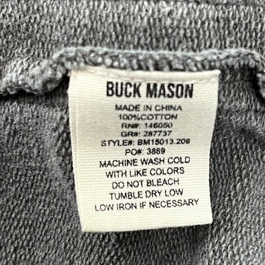 Buck Mason Buck Mason Hoodie Mens L Washed Gray Brushed Loopback Sweatshirt Pullover Crew Neck Size US L / EU 52-54 / 3 - 3 Thumbnail