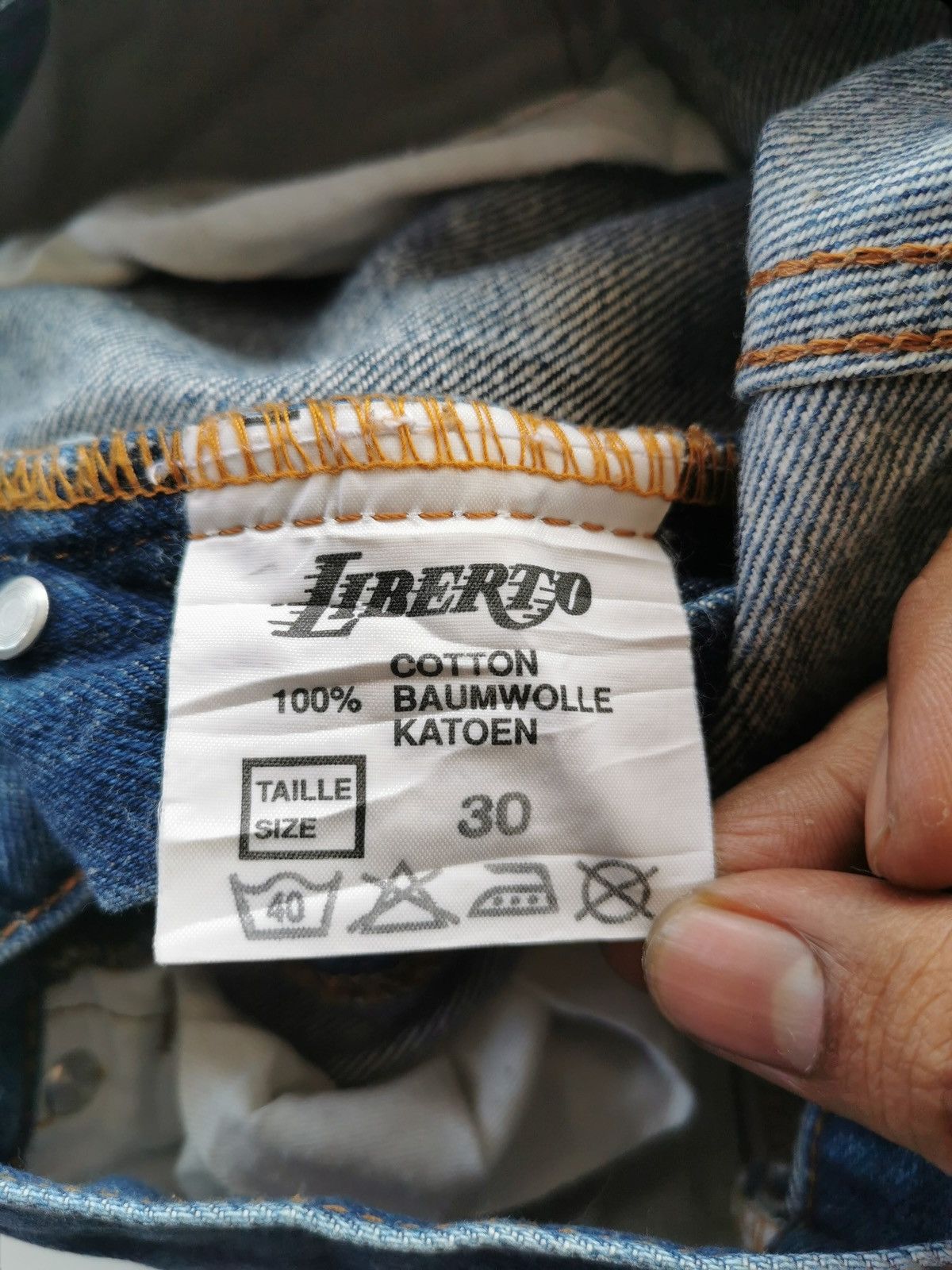 Self Edge Liberto Selvedge Denim Jeans Size US 28 / EU 44 - 9 Thumbnail