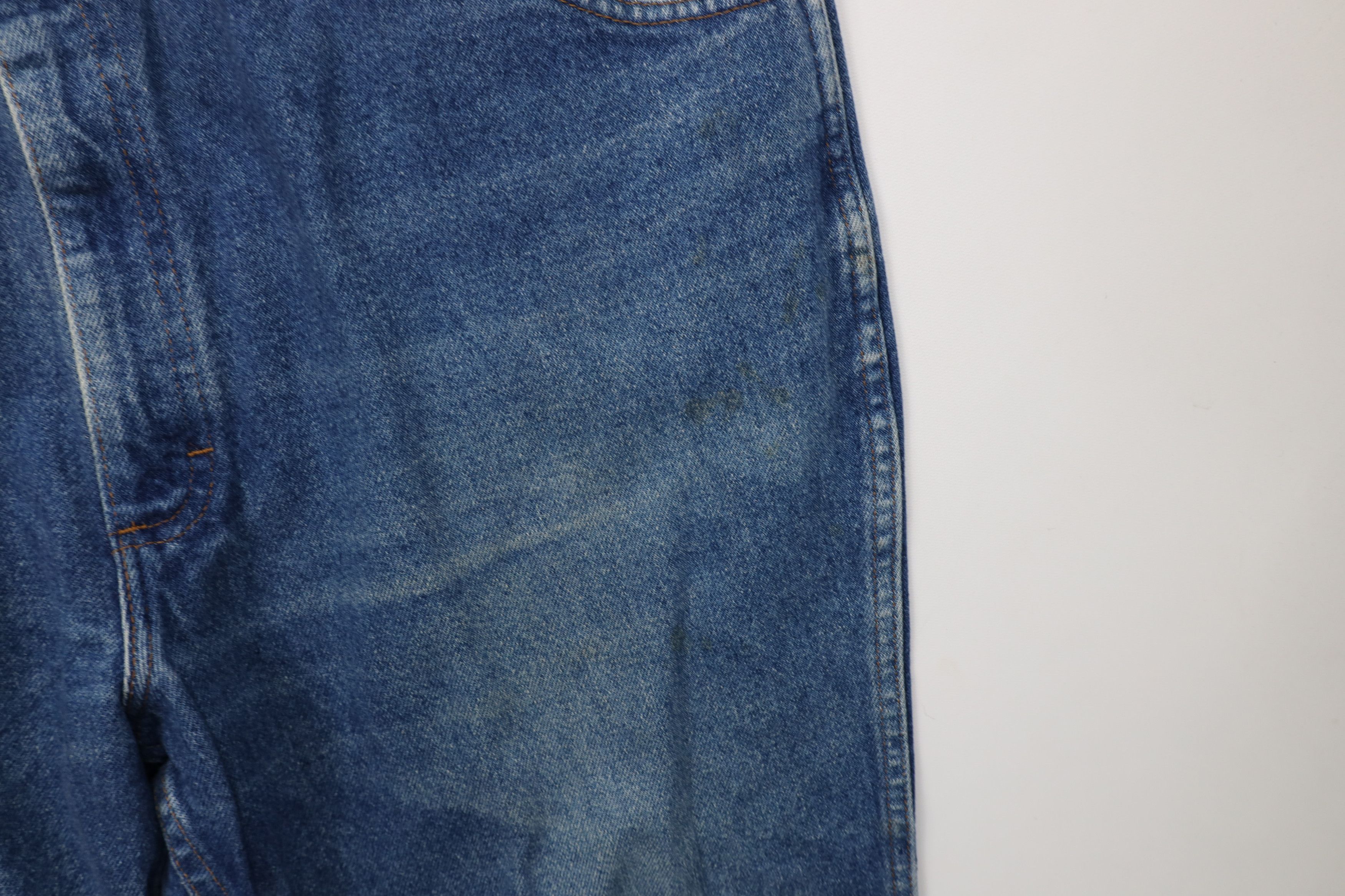 Vintage Vintage 80s 90s Streetwear Flared Wide Leg Denim Jeans Blue Size US 40 / EU 56 - 7 Thumbnail