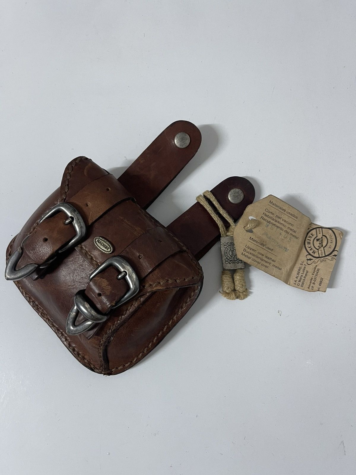 Genuine Leather BASSICO SPAIN LEATHER BELT BAG Size ONE SIZE - 7 Thumbnail