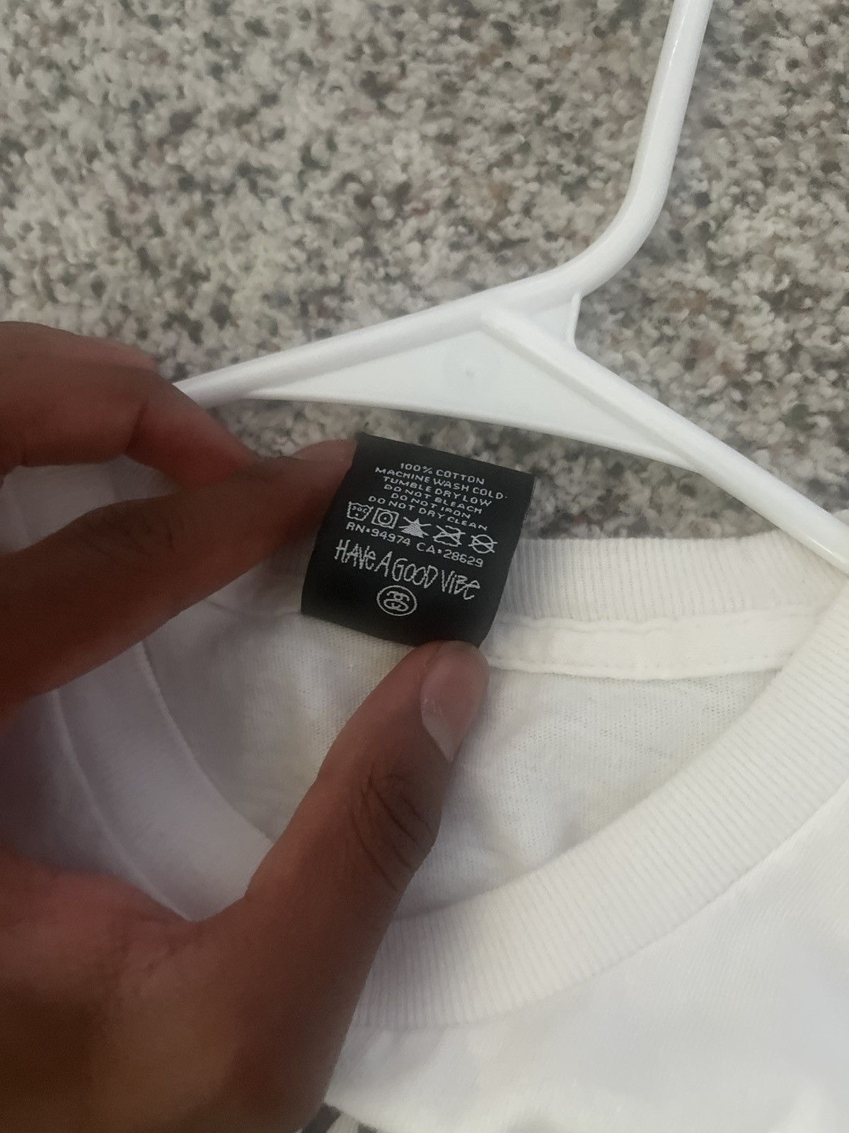 Stussy White stussy graphic Tee Size US M / EU 48-50 / 2 - 1 Thumbnail
