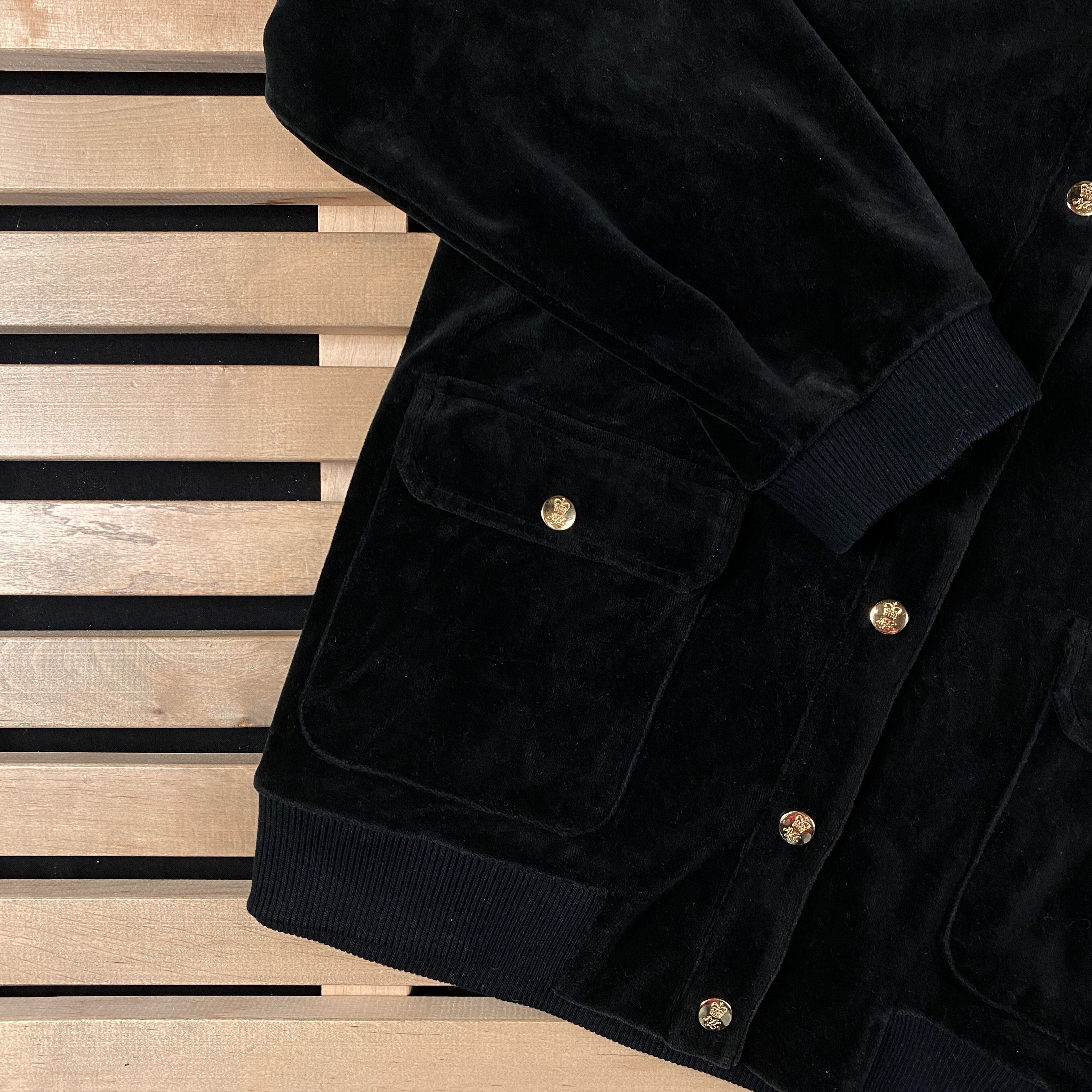 Polo Ralph Lauren × Ralph Lauren Womens Velour Bomber Jacket Lauren Ralph Lauren Size XXXL Size 3XL / US 20-22 - 3 Thumbnail