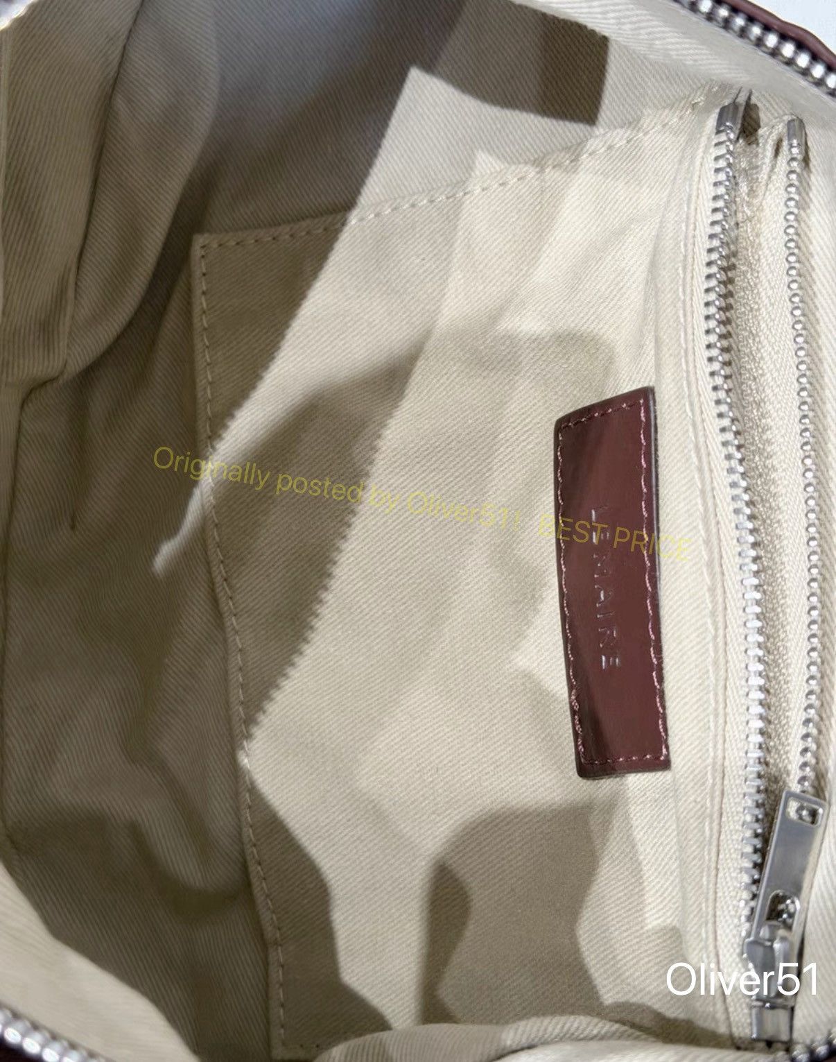 Lemaire Lemaire Walnut Croissant Crossbody Bag KKKK102609 Size ONE SIZE - 6 Thumbnail