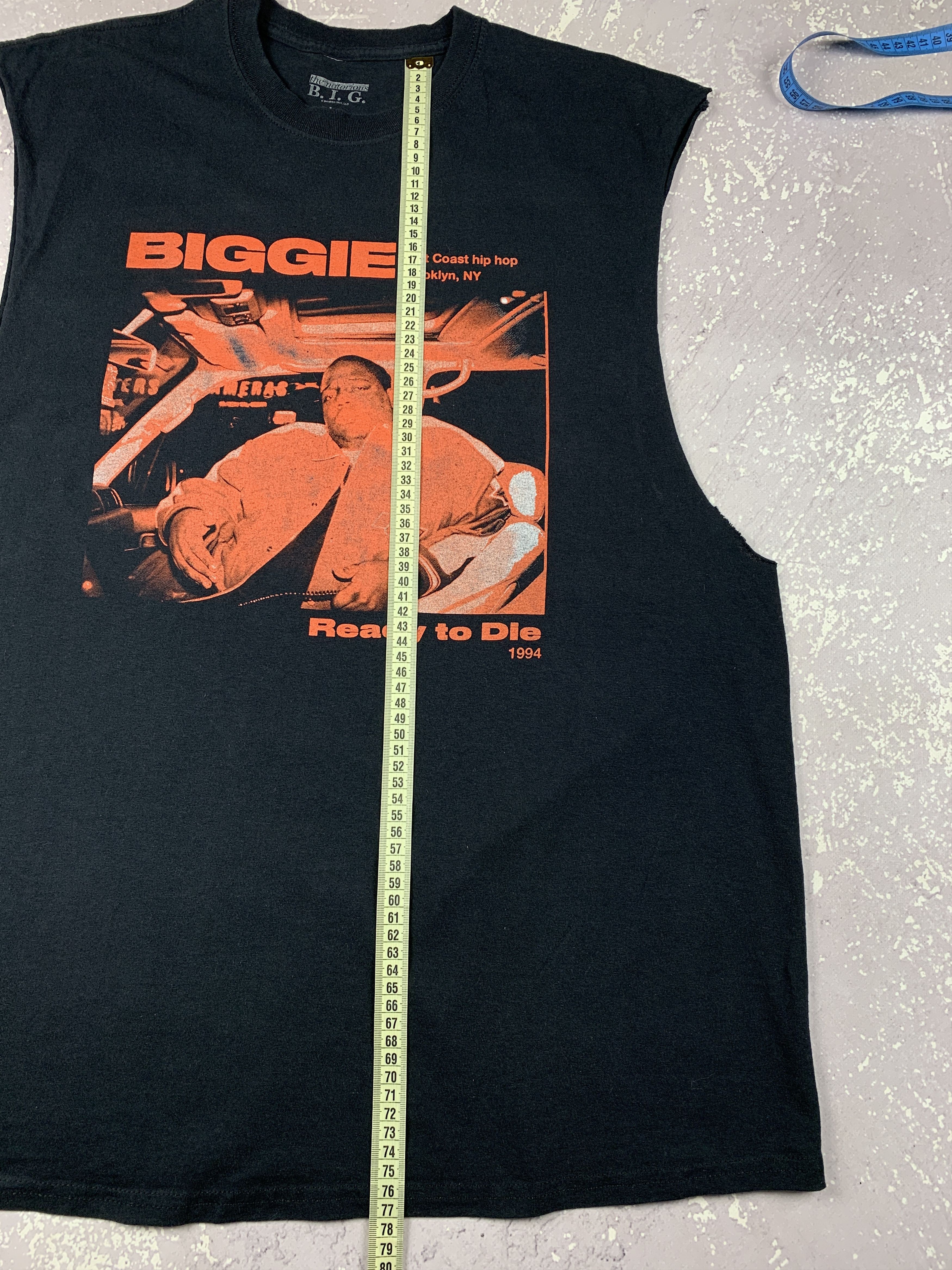 Rap Tees × Vintage 1994 BIGGIE Notorius READY TO DIE BROOKLYN Oversize Tank Top Size US XL / EU 56 / 4 - 7 Thumbnail
