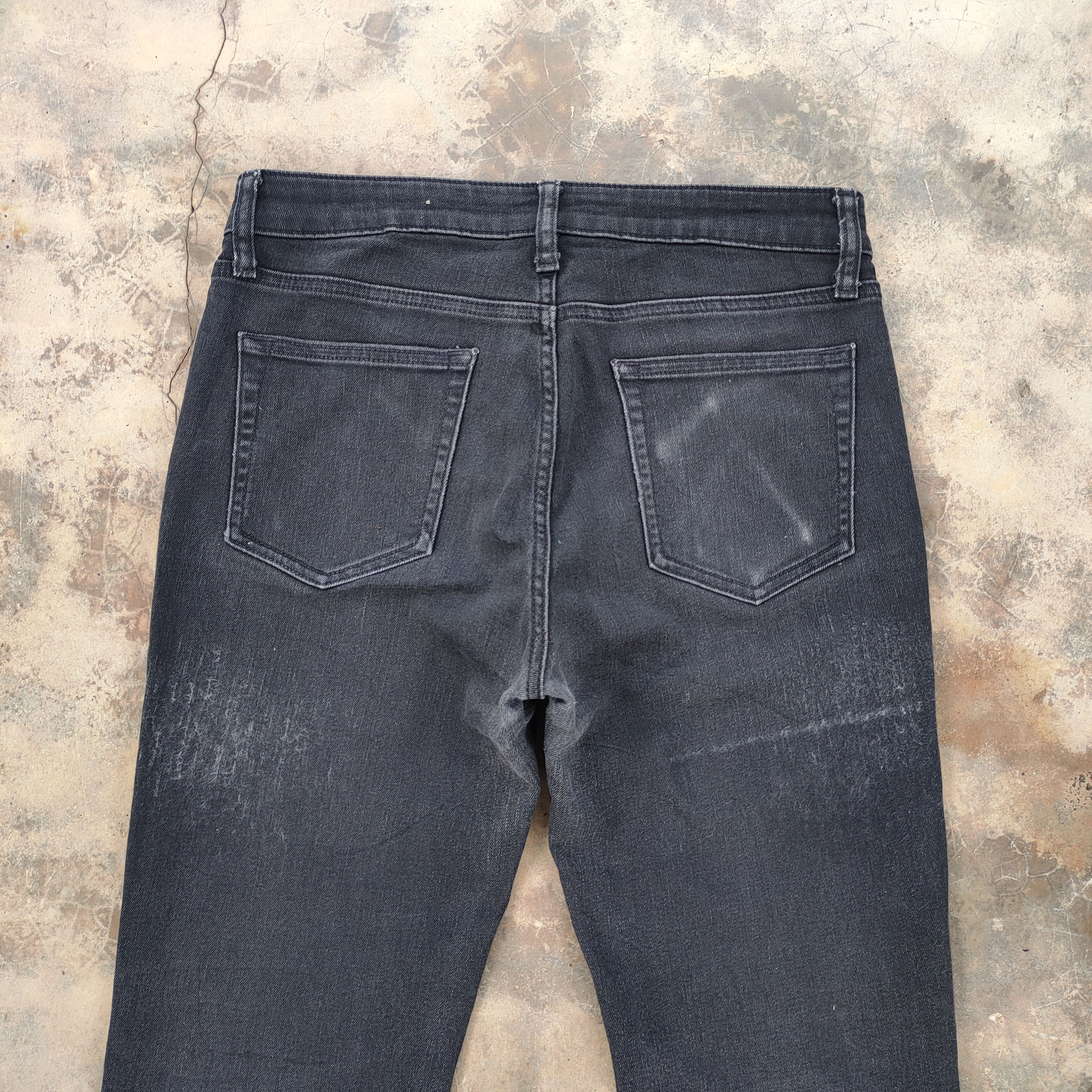 Japanese Brand VINTAGE JAPANESE SKINNY BLACK JEANS DENIM PANTS Size US 29 - 12 Thumbnail