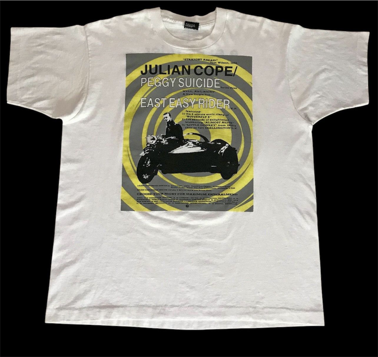 Band Tees Vintage 90s Julian Cope PeggySuicide Psychedelic rock Tee XL Size US XL / EU 56 / 4 - 2 Thumbnail