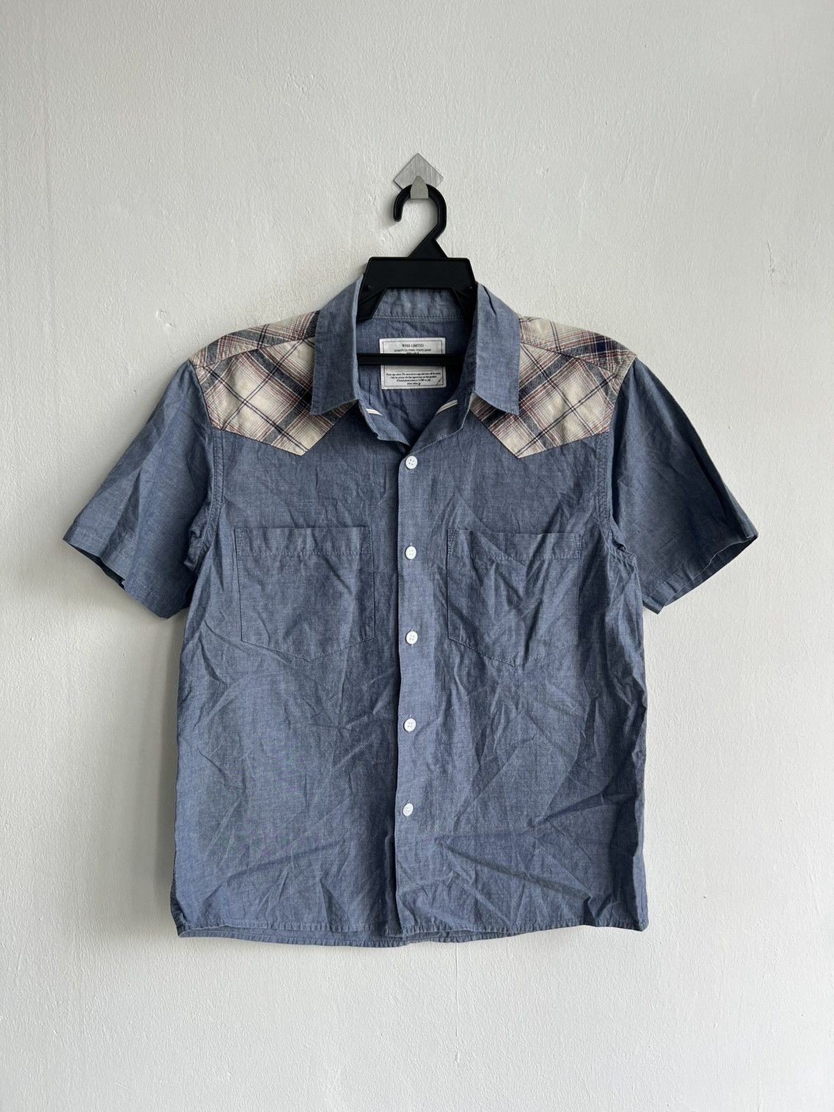 WHIZ LIMITED SS09 Whiz Limited Selvaged Denim Chambray Shirt Kapital RRL Size US M / EU 48-50 / 2 - 1 Thumbnail