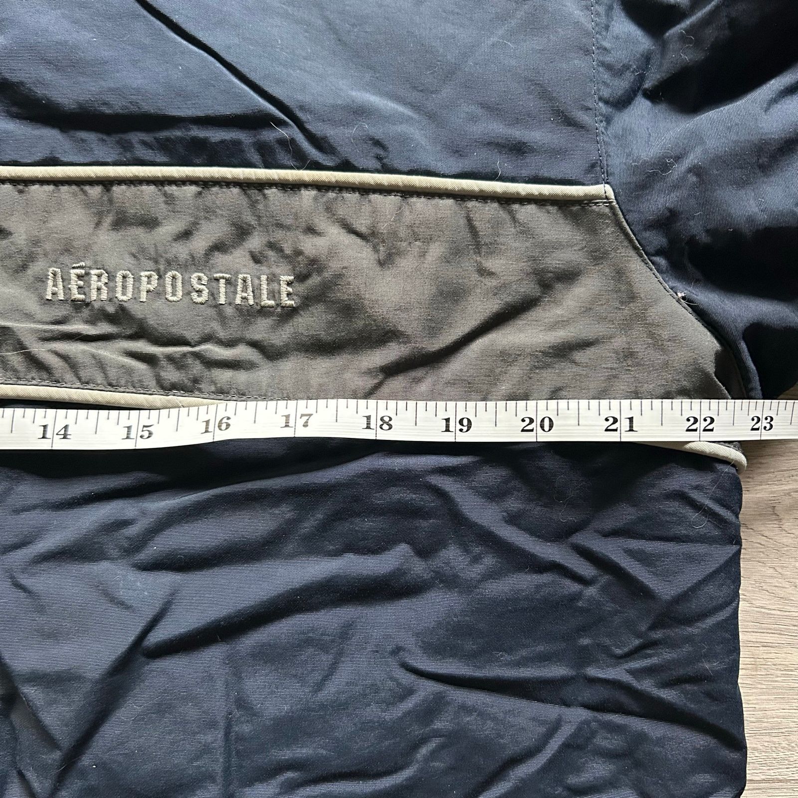 Aeropostale Vintage 1990s Aeropostale A87 Fleece Lined Full Zip Jacket Size US L / EU 52-54 / 3 - 4 Thumbnail